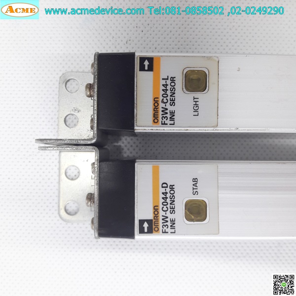 Area Sensor Omron รุ่น F3W-C044-L + F3W-C044-D, ยาว 200 mm, ระยะ 5 M, (สินค้ามือสอง)