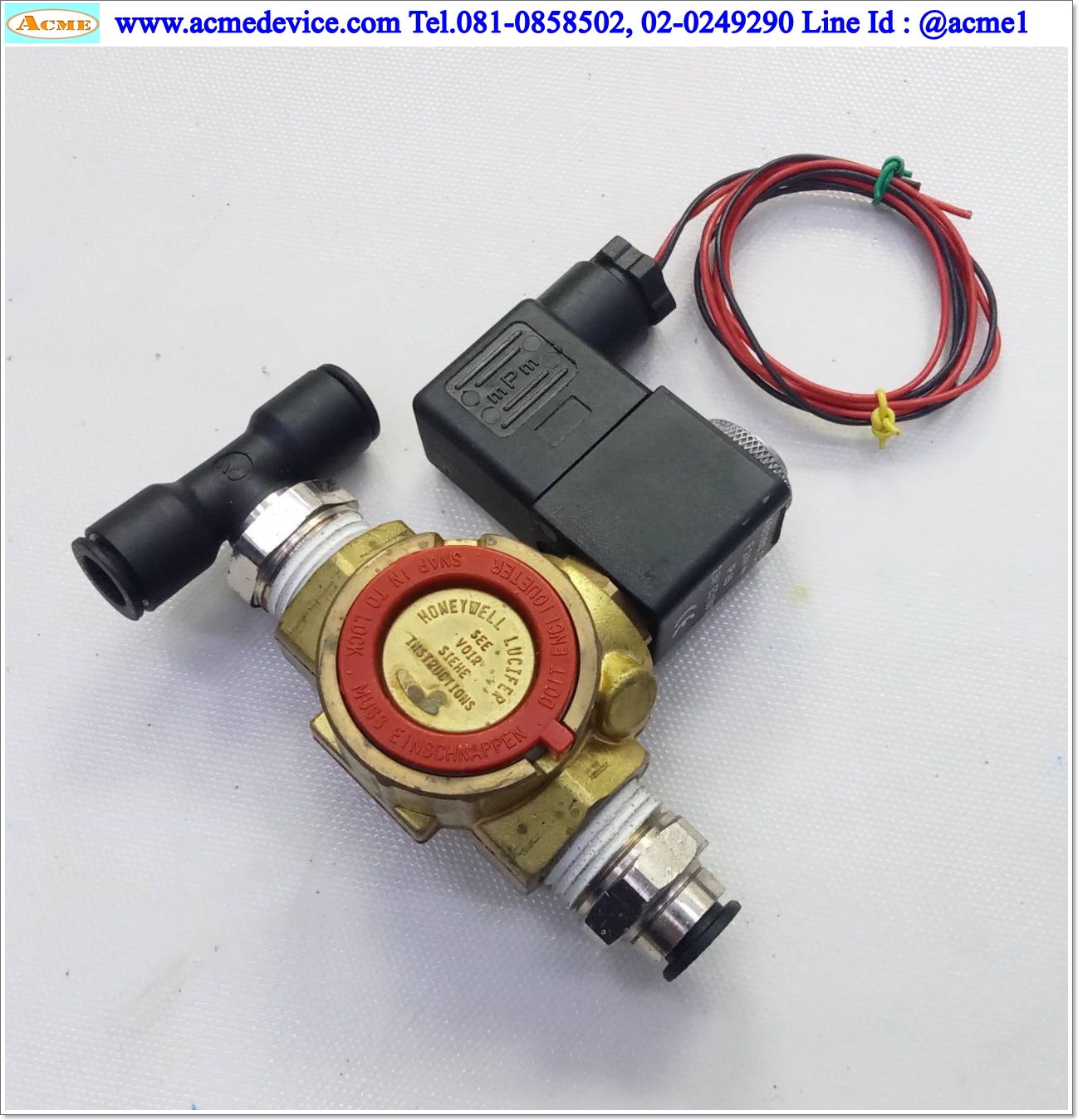 Solenoid Valve Honeywell รุ่น 321K3506, 24V