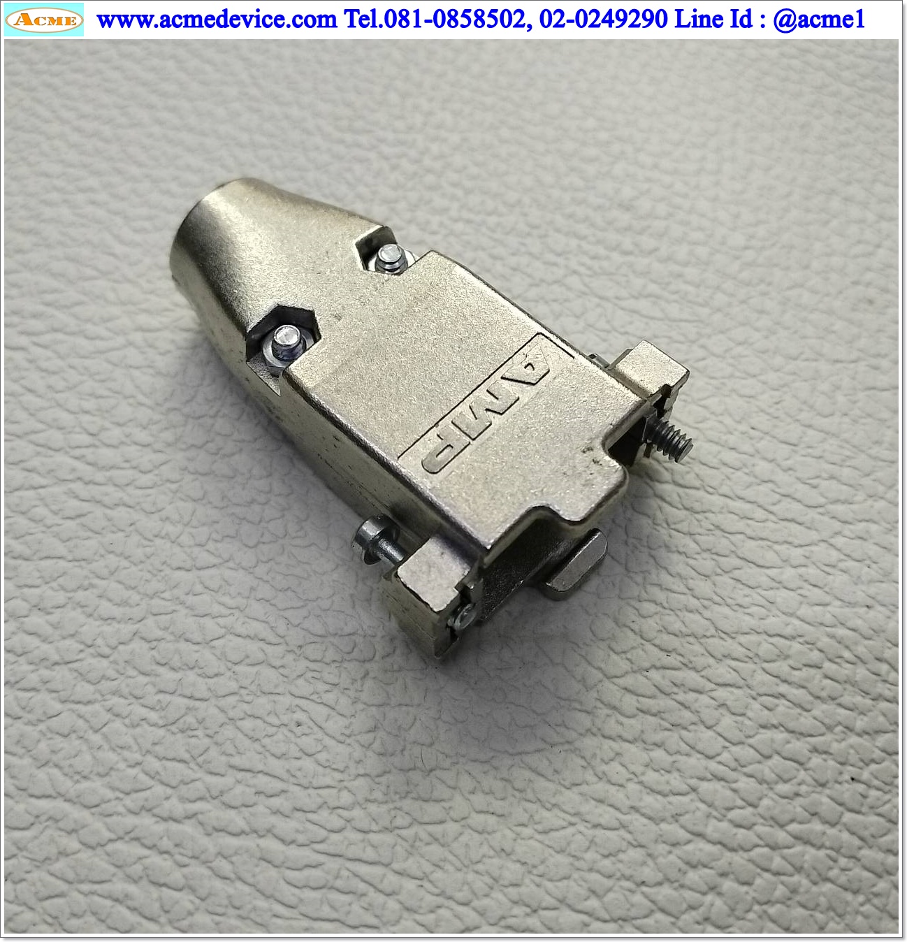 D-Sub Cover AMP รุ่น 5748676-1, DB9, โลหะ