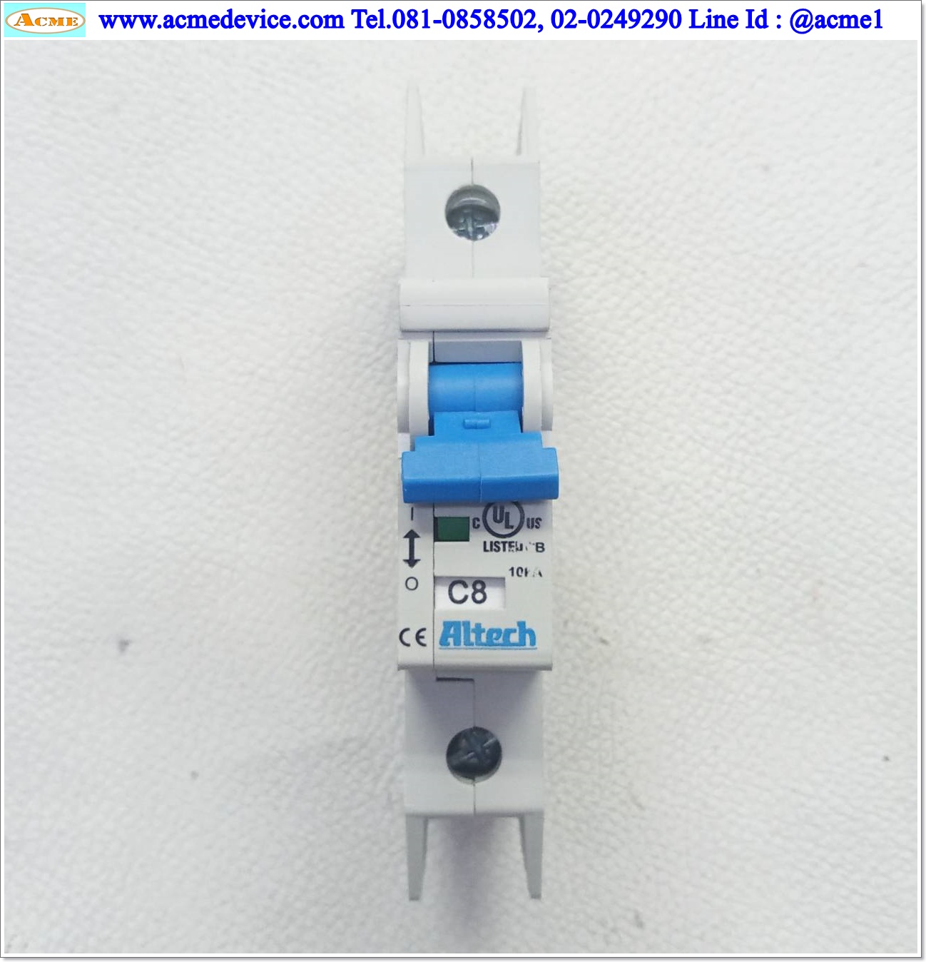 Breaker 1P Altech รุ่น UL489, 8A