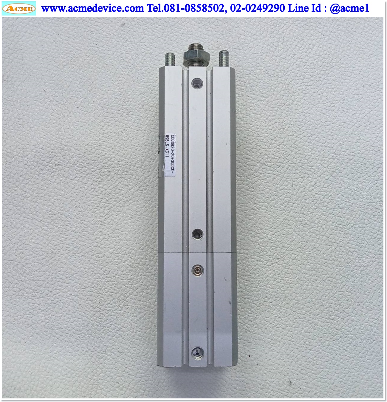 Air Cylinder SMC รุ่น CDQSB20-20+30DCM-M9BLS-XC11, Bore 20 mm., Stroke 20+30 mm.