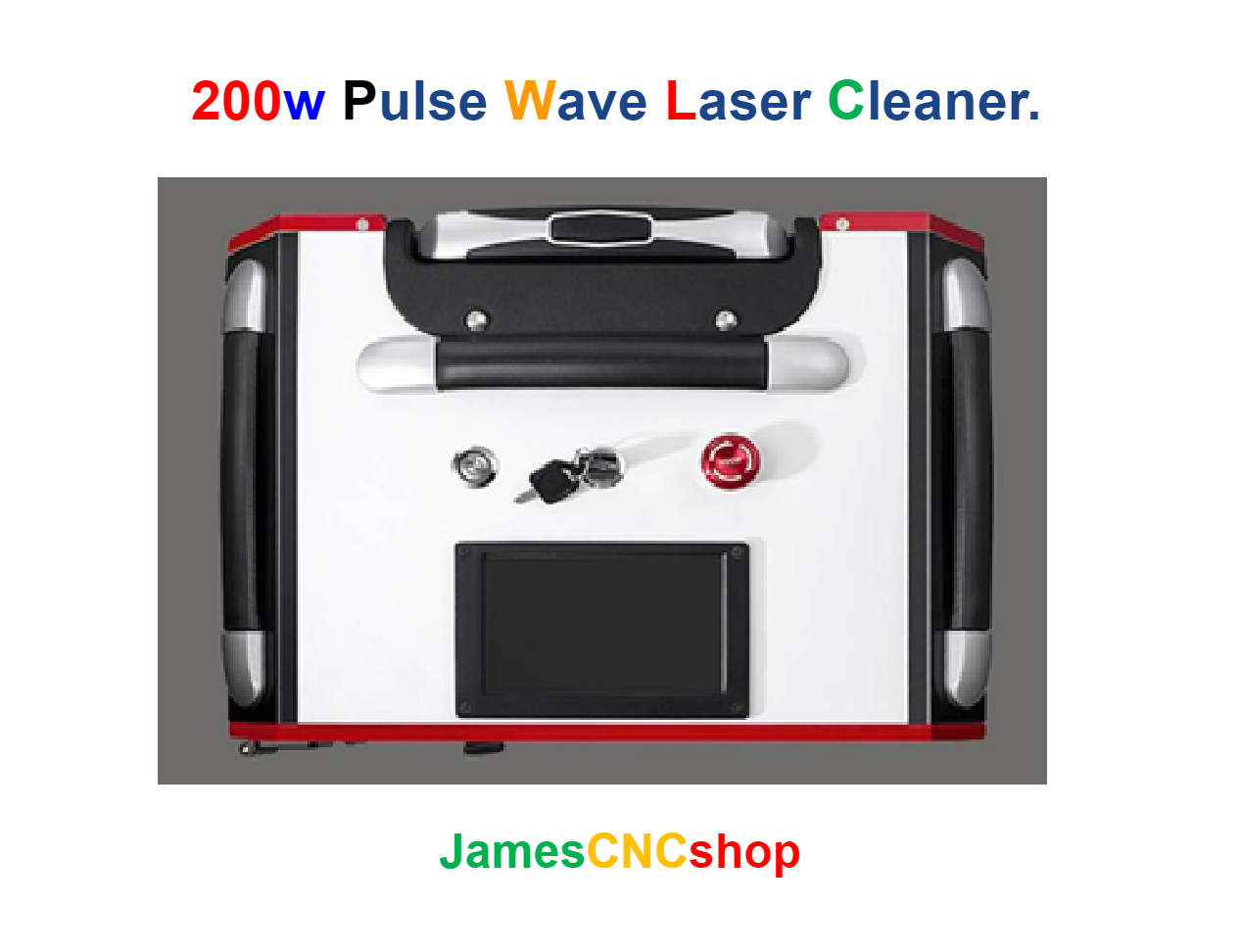 เลเซอรกำจัดสนิม 200w Pulse Wave Laser Cleaner เครื่อกำจัดสนิมด้วยเลเซอร์แบบ Pulse wave