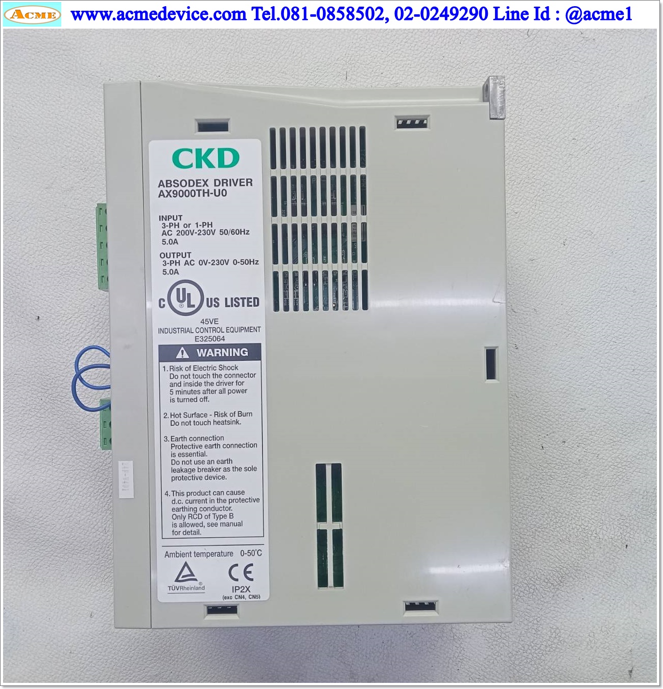 Direct Drive Servo CKD รุ่น AX9000TH-U0, Absodex Driver