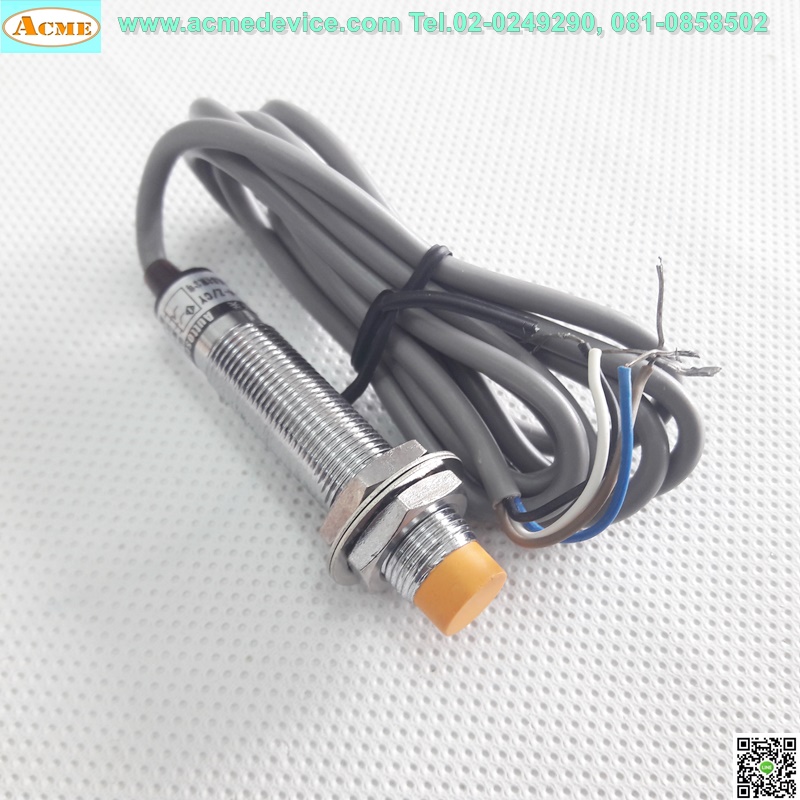 Proximity รุ่น LJ12A3-4-Z/CY, M12, ระยะ 4mm, 4wire, PNP, NO, NC, Unshielded, Inductive