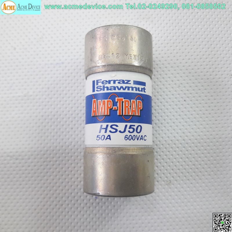 Fuse Holder Ferraz Shawmut รุ่น US6J1, Fuse 600Vac, 50A