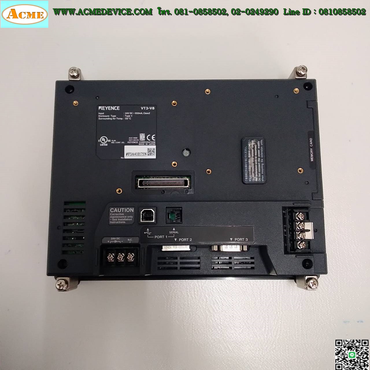 HMI Touch Screen Keyence รุ่น VT3-V8, 8", (จอสี)