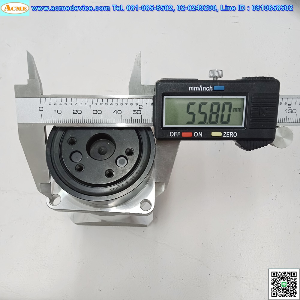 Gear Head Harmonic รุ่น HPG-14A-11-BL3-D-F0-SPH0047, Ratio 11:1, เพลาเข้า 6.25mm