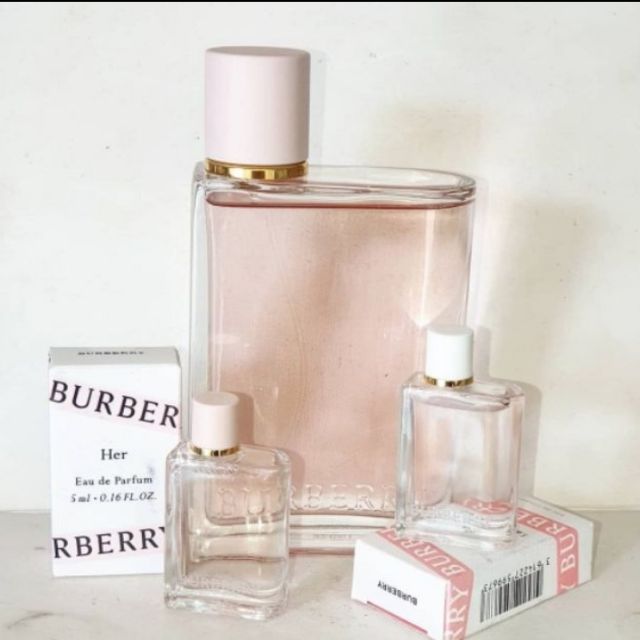 น้ำหอมเบอเบอรี่มินิ BURBERRY Her EDP 5ml mini ขนาดมินิ