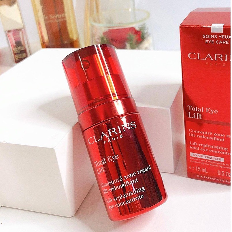 บำรุงรอบดวงตาคลาแรงส์ Clarins Total Eye Lift-Replenishing Total Eye Concentrate 15ml