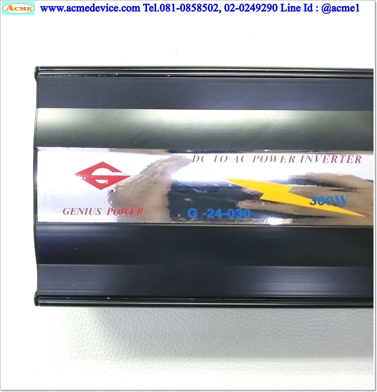 Inverter Genius Power รุ่น G-24-030, Input 24Vdc, Output 220Vac, 300W