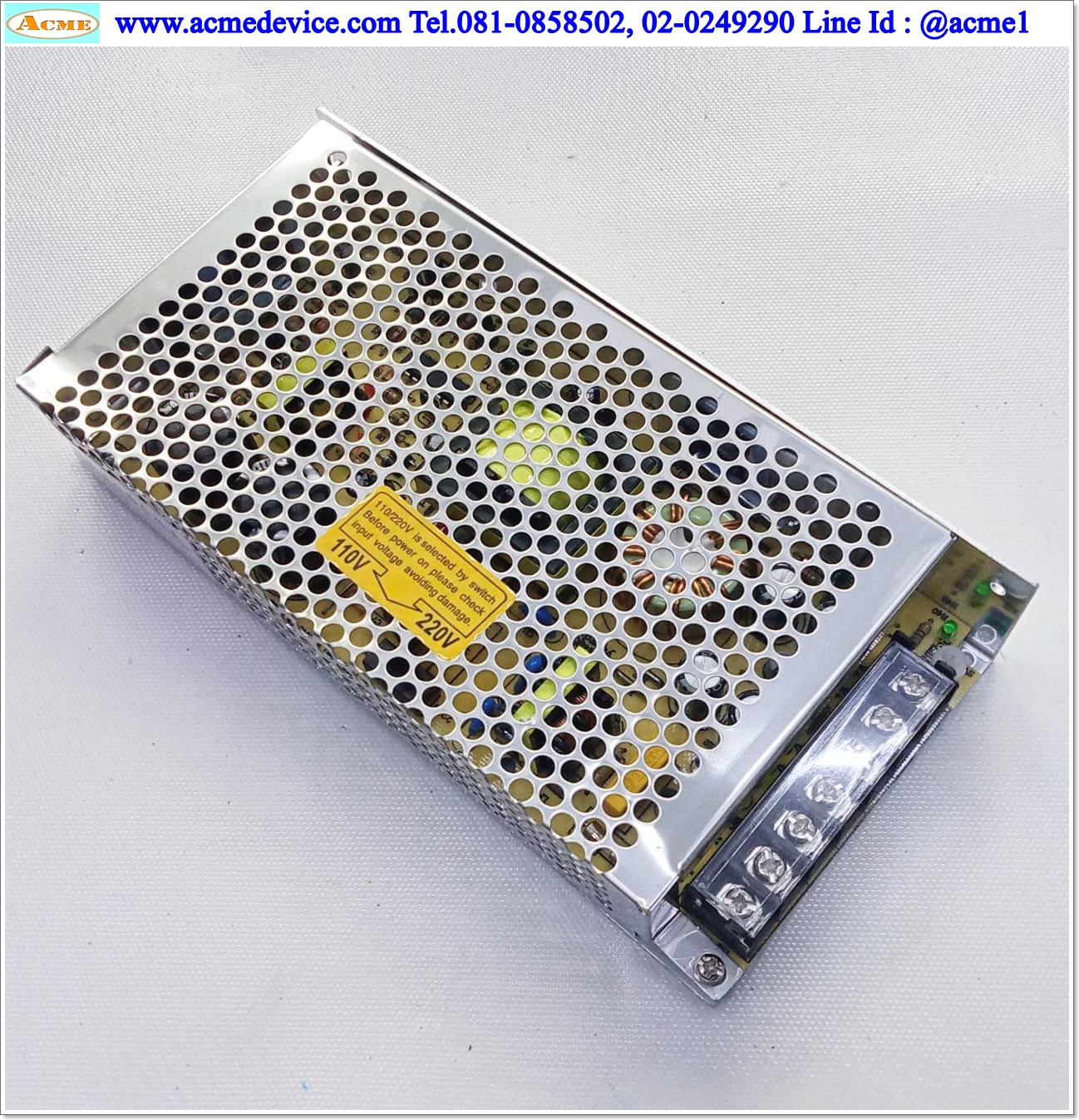 Power Supply Mean Well รุ่น S-100-5, Output 5V, 20A , 100W
