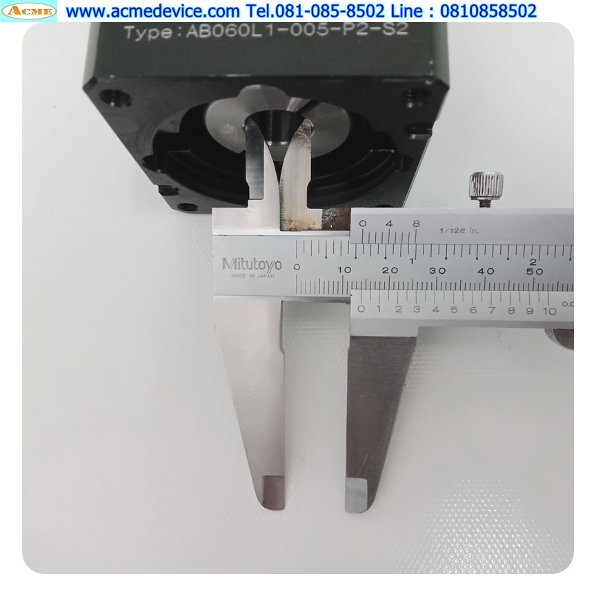 Gear Head Newstart รุ่น AB060L1-005-P2-S2, Ratio 5:1 (เพลาเข้า 14 mm. ออก 16 mm.) for 200w 400w (A)