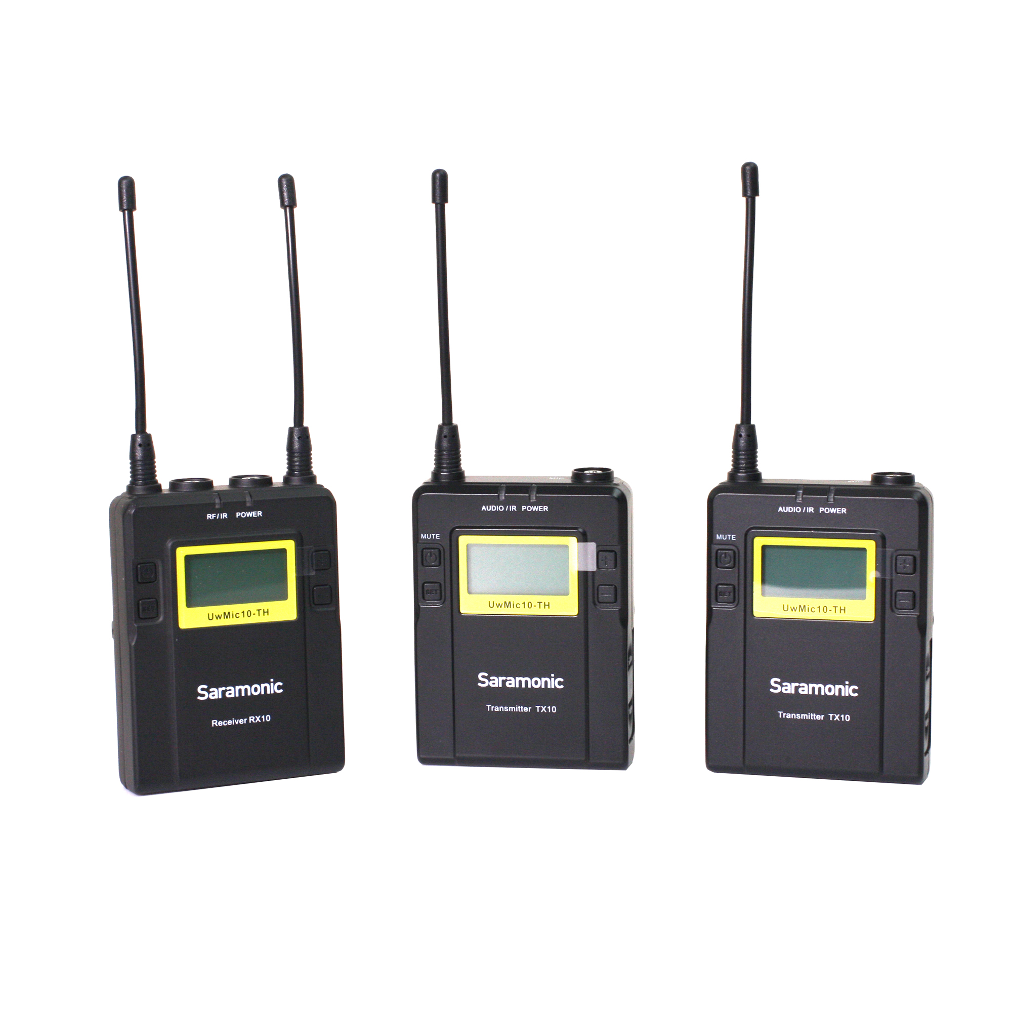 Saramonic UWMIC10-TH Set 2Transmitter 96-Channel Digital UHF Wireless Lavalier Microphone System รับประกันศูนย์ไทย 1 ปี