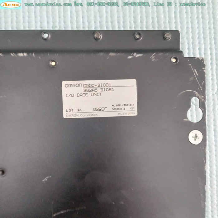 I/O Base Unit Omron รุ่น C500-BI081, 3G2A5-BI081