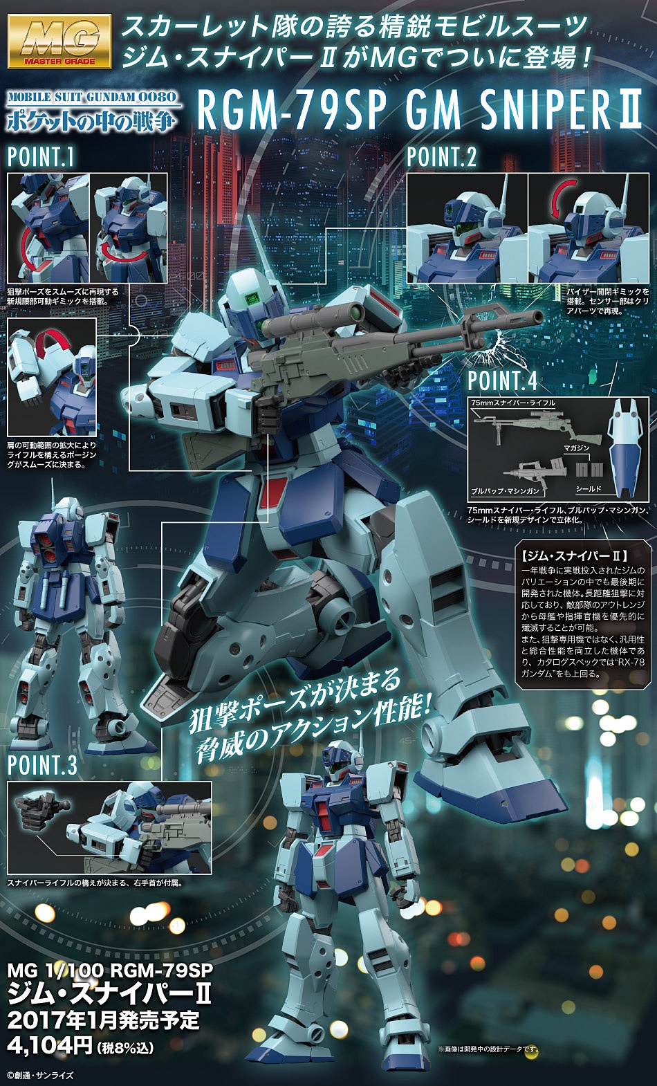 MG 1/100 GM SNIPER II สไนเปอร์ 2