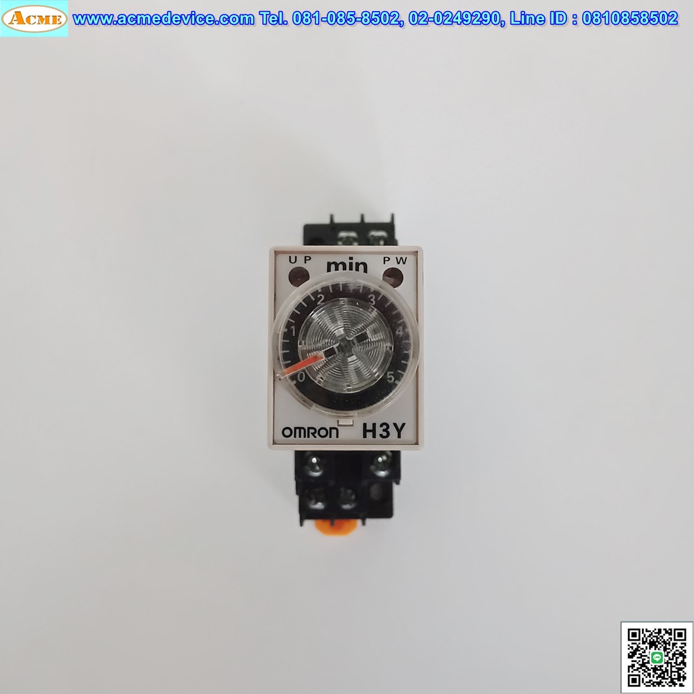 Timer Omron รุ่น H3Y-2, 5 min, 100-120V