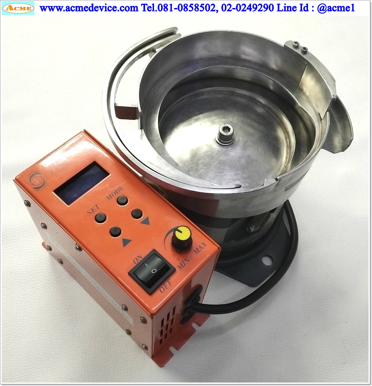 Bowl Feeder Fujicon รุ่น HSF-140/R2, ขนาด 200 x 155 mm. & Controller SVF-388