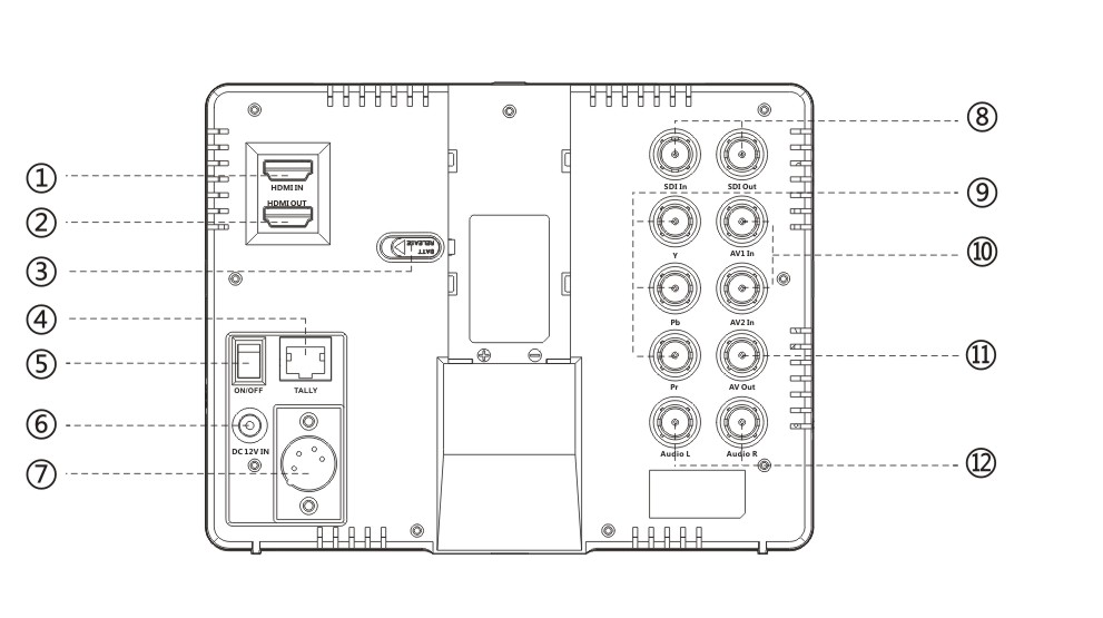 Viltrox 7'' DC-70EX TFT Professional High-definition Monitor DSLR cameravideo camera with HDMI and SDI รับประกันศูนย์ไทย1ปี