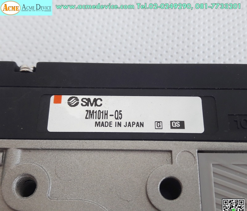 Vacuum Ejector SMC รุ่น ZM101H-Q5, With Valve And Switch ZM