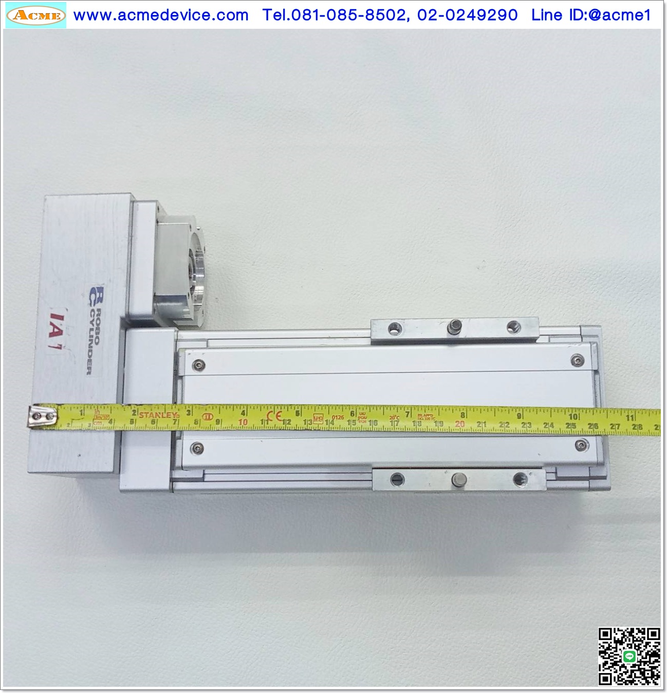 แกนสําเร็จรูป Ball Screw IAI รุ่น RCS3P-SA8R-I-100-30-50-T2-R01-MLS-WT, ขนาด 260 mm, Stroke 50 mm, Pit 30