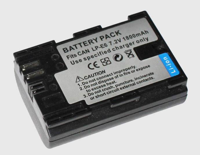 แบตเตอรี่เทียบ Canon LP-E6 ใช้กับรุ่น5dm2 6d 7d 60d 70d