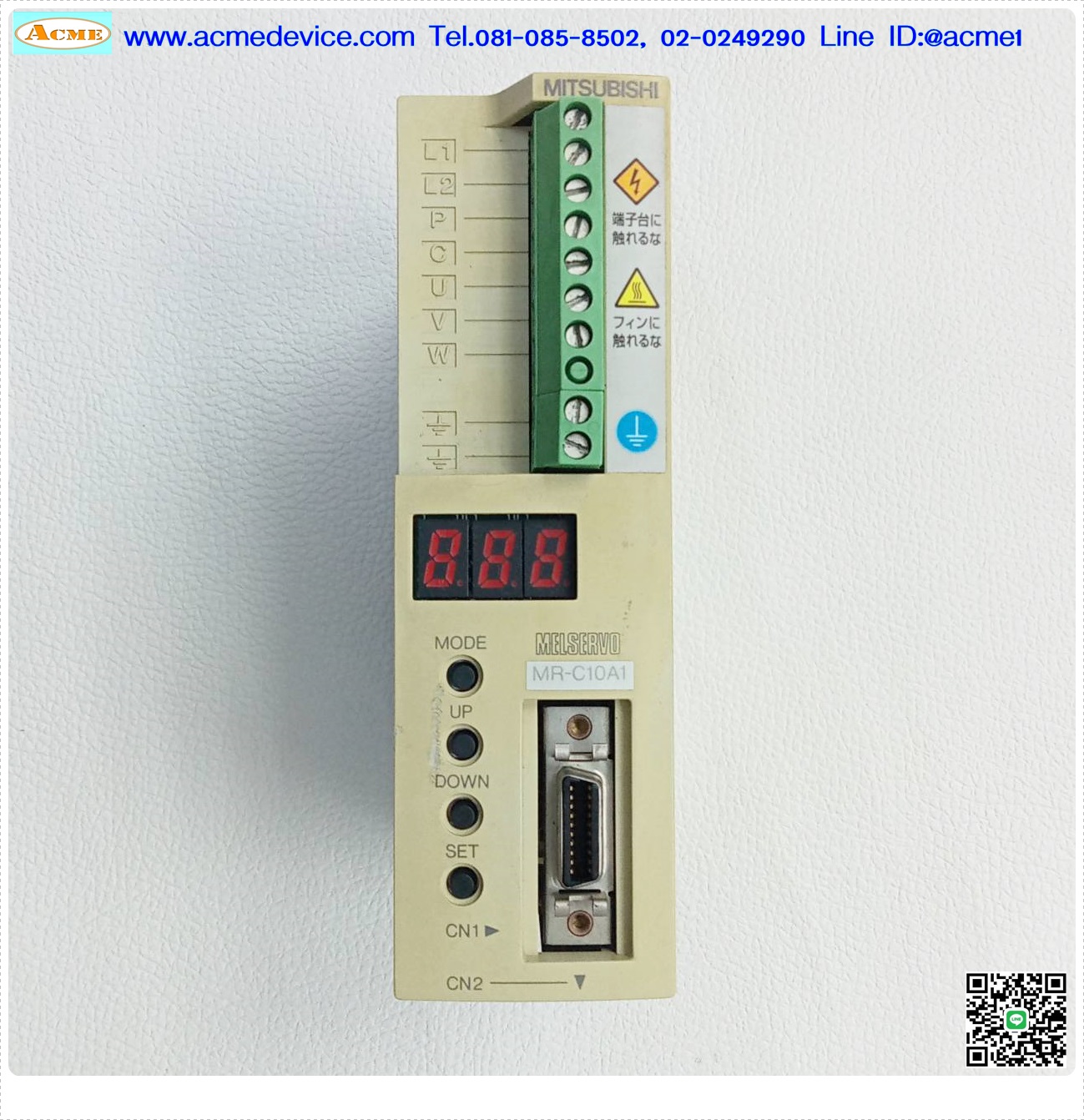 Servo Drive Mitsubishi รุ่น MR-C10A1, 100W