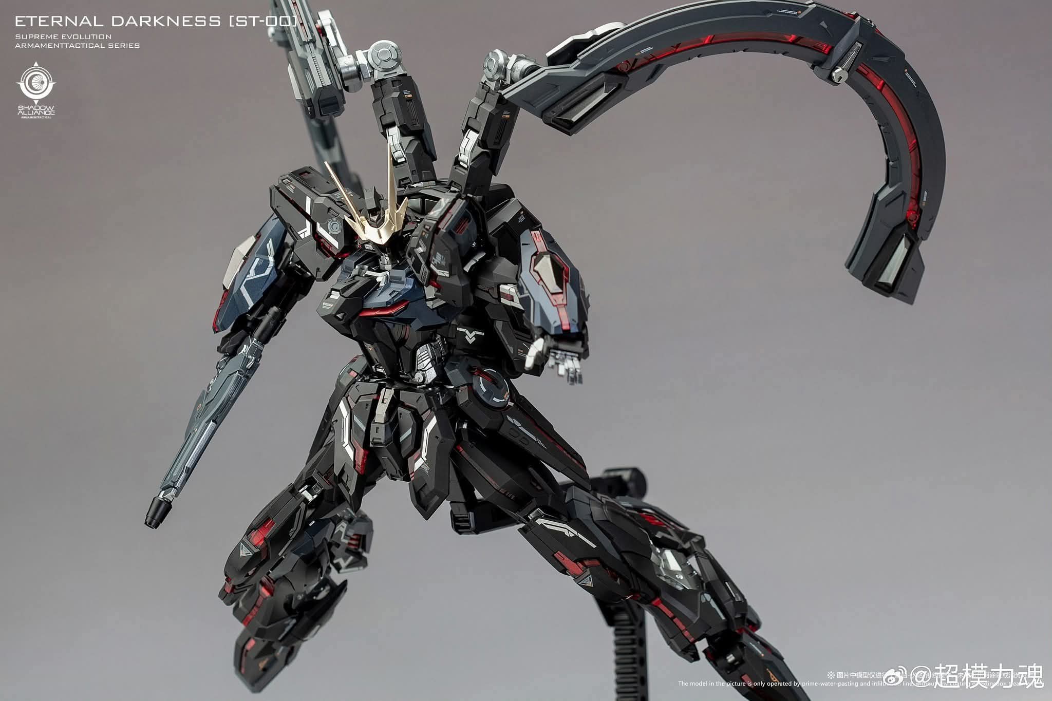MG 1/100 ETERNAL DARKNESS แถมพาร์ทใสวงกลมสีแดง ค่าย Super Evolution Made in China