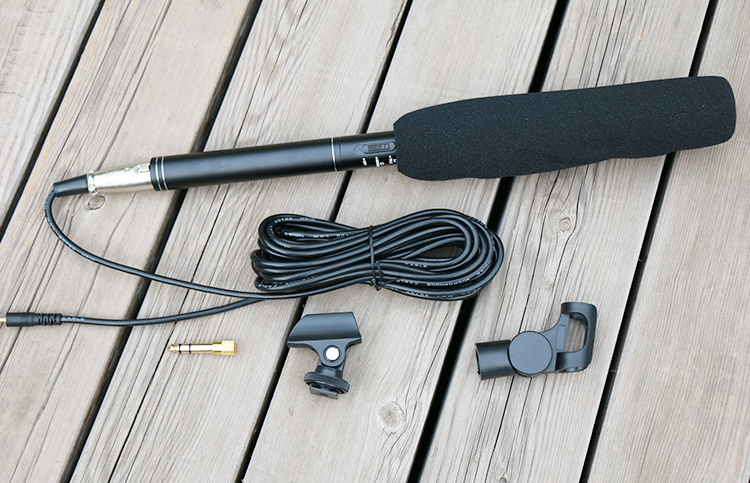 ไมโครโฟน shotgun ยี่ห้อBUB MA-G18สำหรับกล้องDSLR หรือกล้องวิดีโอ โหมดรับเสียงระยะไกลและระยะใกล้