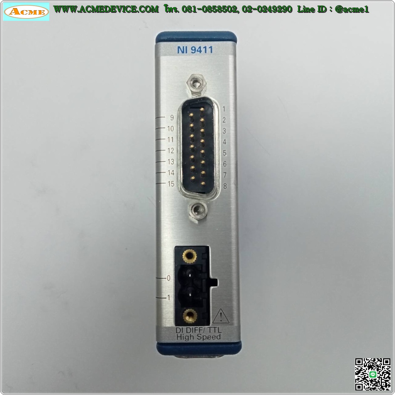 National Instruments รุ่น CDAQ-9174 NI CompactDAQ, NI 9234 4AI +/-5V 24Bit 4CH, NI 9411 6DI +/-5V to 24V 6CH