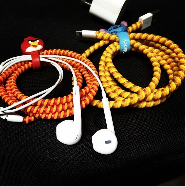 ที่ถนอมสายหูฟัง(เกลียว)กันขาด/หัก