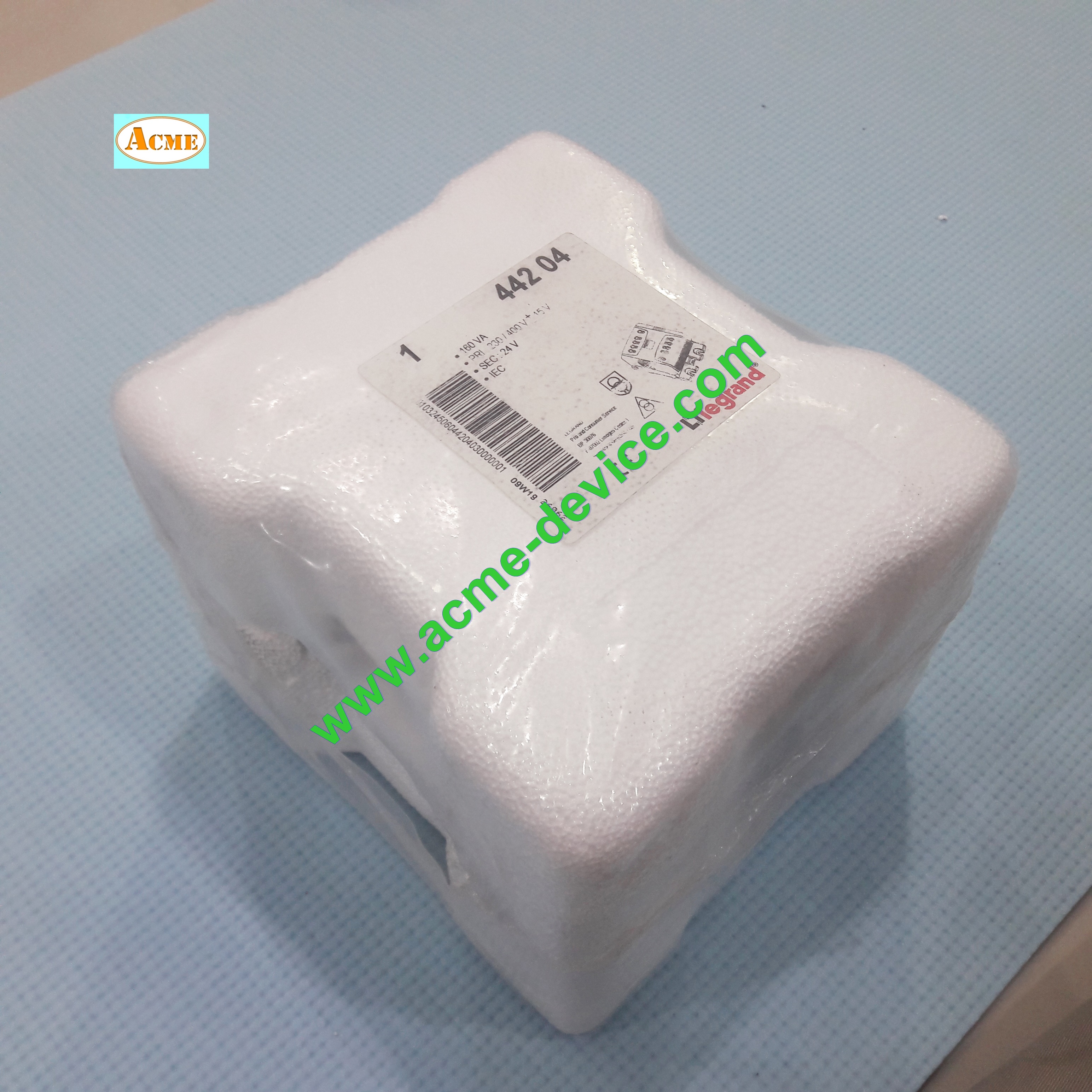 Transformer legrand รุ่น 44204, Pri.230/400V, Sec. 24V, 8A, 160VA