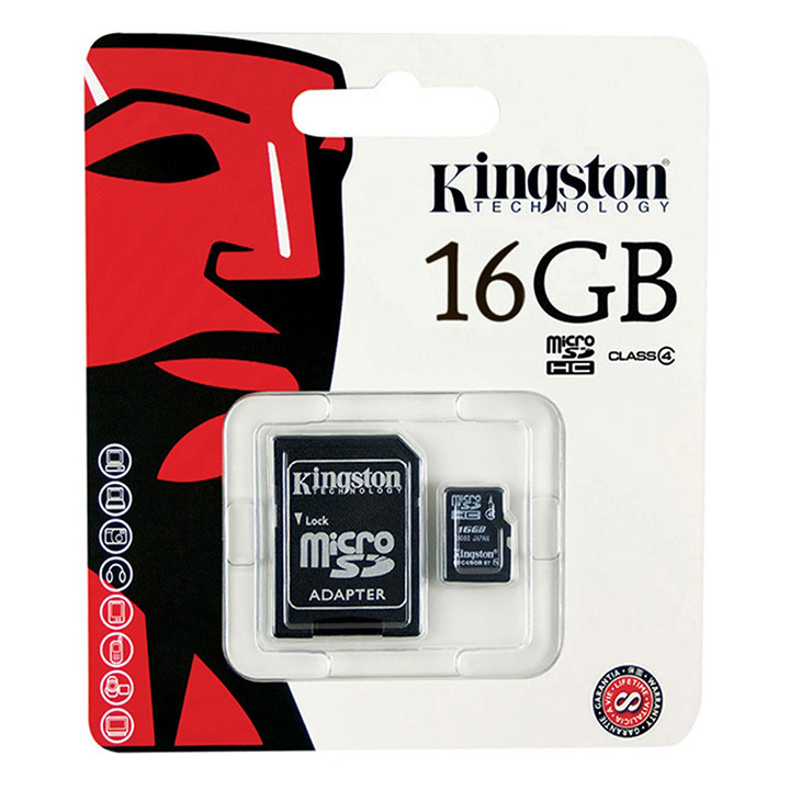Micro SD Card 16GB Kingston ของแท้ พร้อมตัวแปลง ราคาส่ง