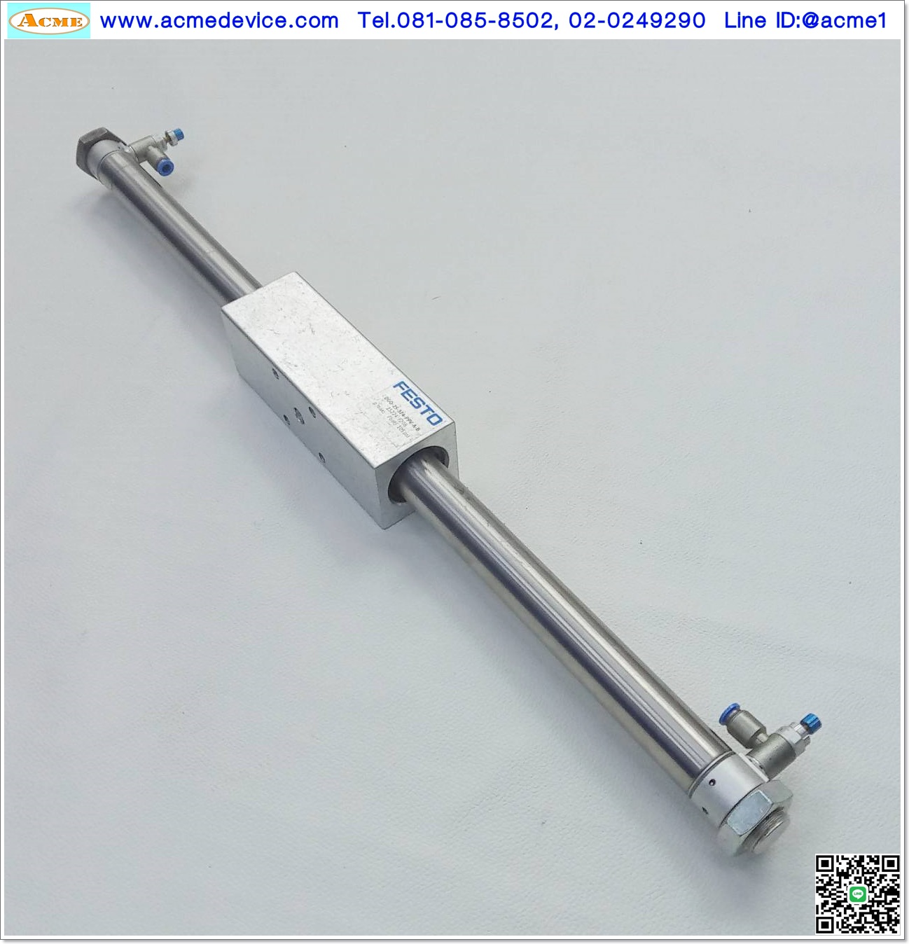 Rodless Cylinder Festo รุ่น DGO-25-374-PPV-A-B, Bore 25 mm, Stroke 374 mm