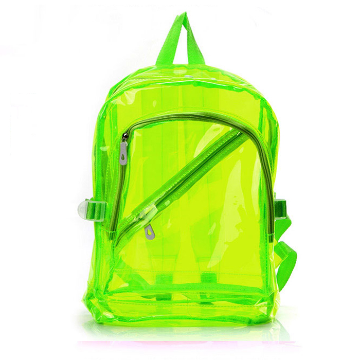 กระเป๋าใส กระเป๋าพลาสติกใส กันน้ำ pop pva | PVA006 green
