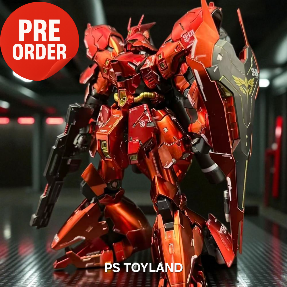 พรีออเดอร์ RG 1/144 SAZABI PLATE Ver เงาวิ้งๆ ค่าย Sihai สินค้ามา กลางพ.ย.68 สินค้าได้ตามรูปเลย Made in China