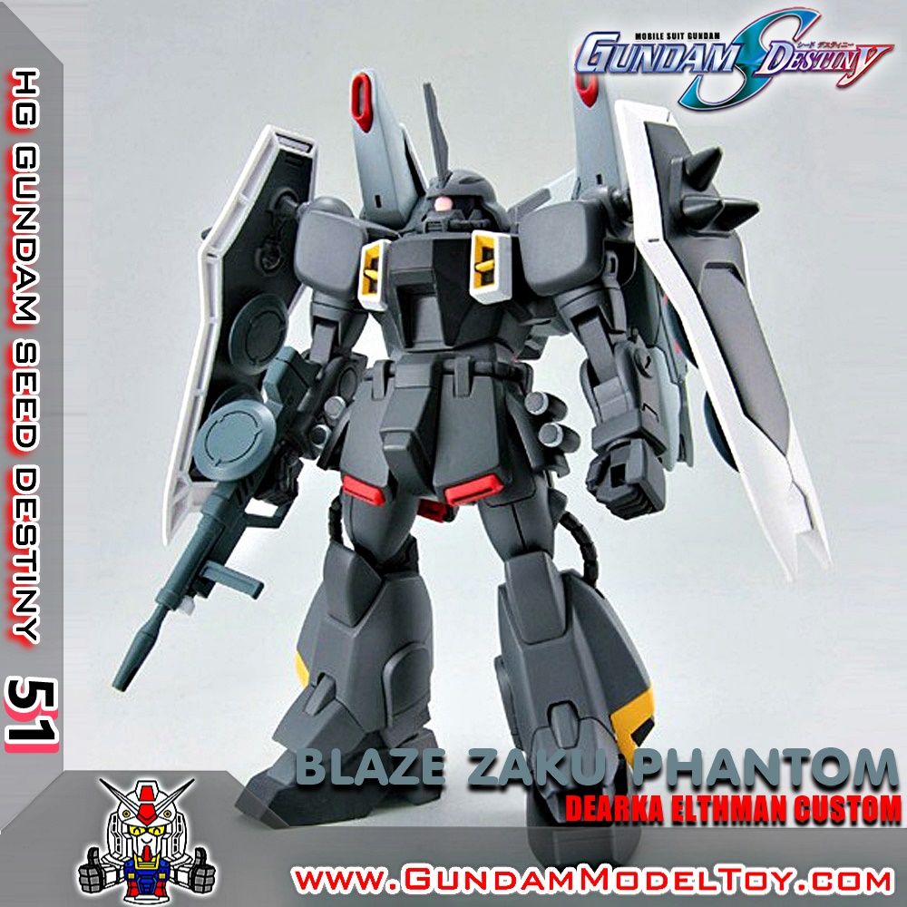 BANDAI HG 1/144 BLAZE ZAKU PHANTOM [DEARKA ELTHMAN CUSTOM] เบลซ ซาคุ แฟนทอม [เดียร์คา เอลธ์แมน คัสตอม] โมเดล กันดั้ม กันพลา PS TOYLAND HGSEED