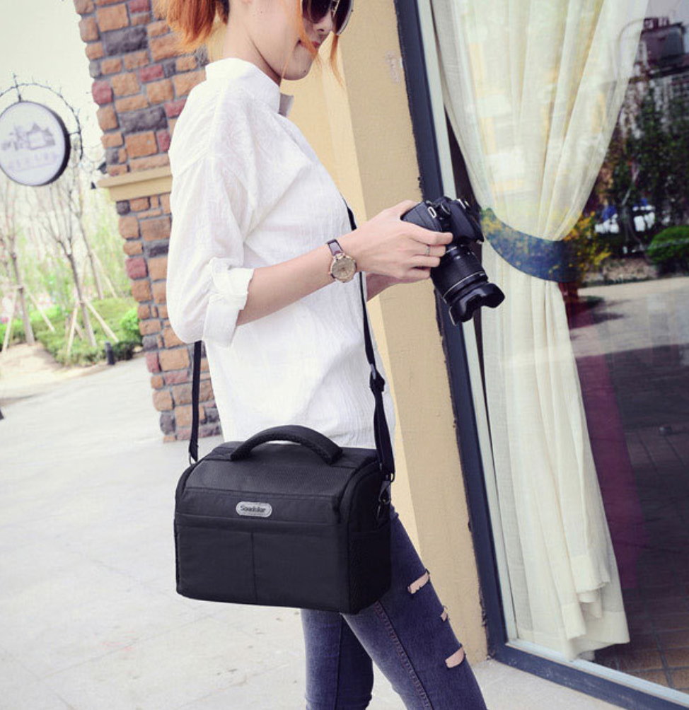 กระเป๋ากล้องยี่ห้อ Soudelor รุ่น D5002 สำหรับกล้องมิลเลอเลส DSLR ทุกรุ่น