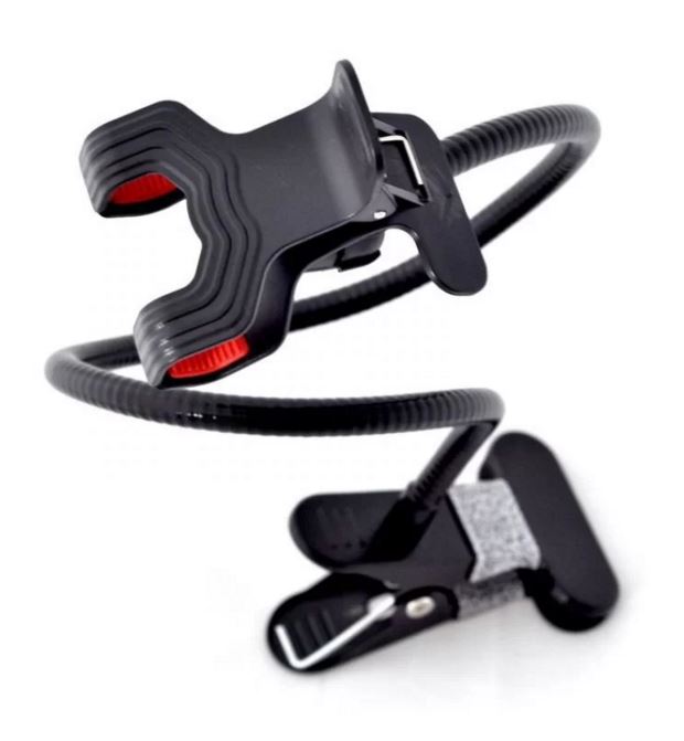 ที่หนีบ/ยึด มือถือ SmartPhone สีดำ (แถมฟรีที่ติดกระจกในรถ)