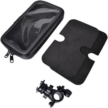 เคสกันน้ำติดรถจักรยานยนต์ สีดำ