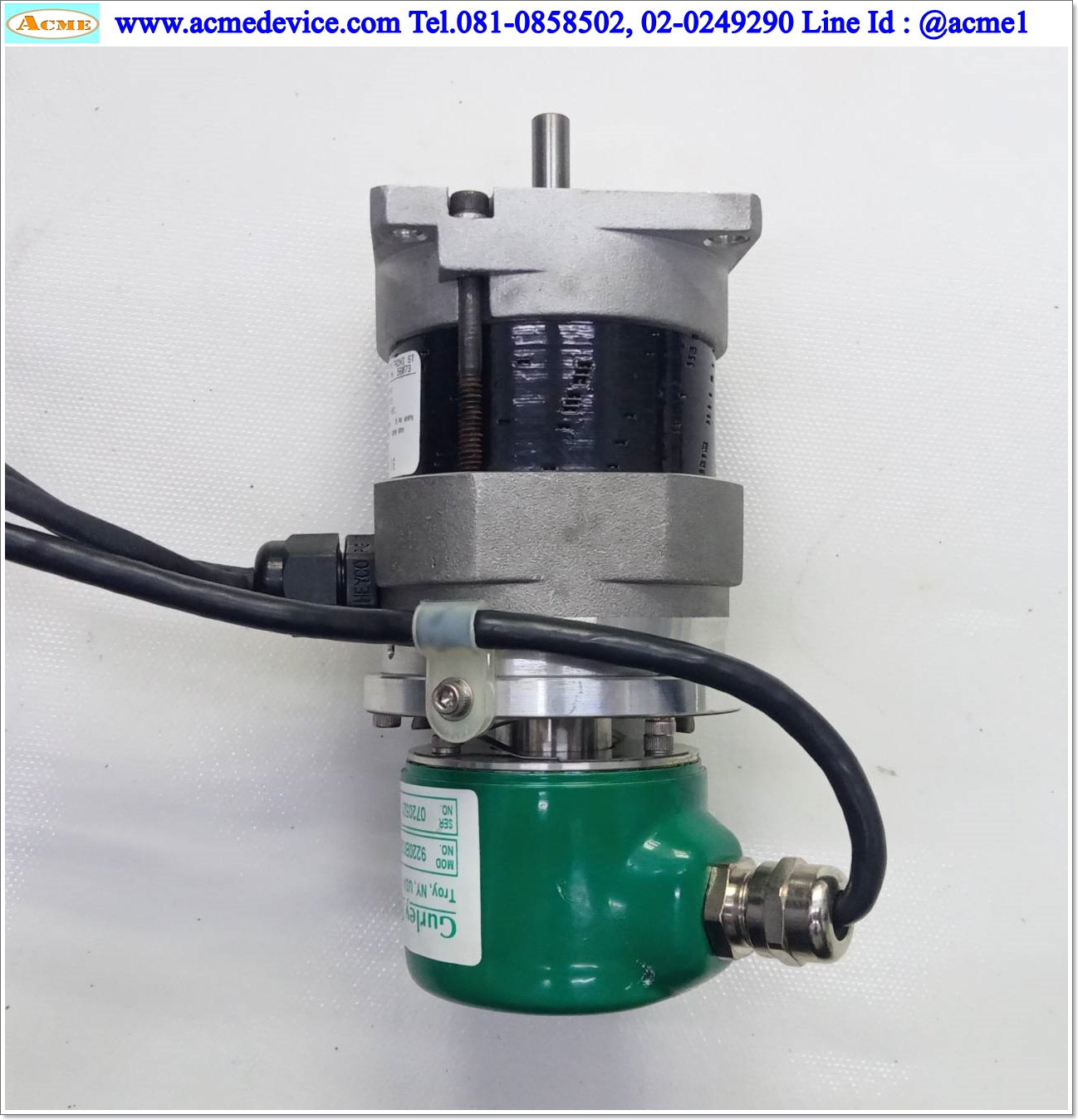 Servo Motor MCG รุ่น 2181-ME4044 & Encoder Gurley 518-272-6300, 6000 RPM