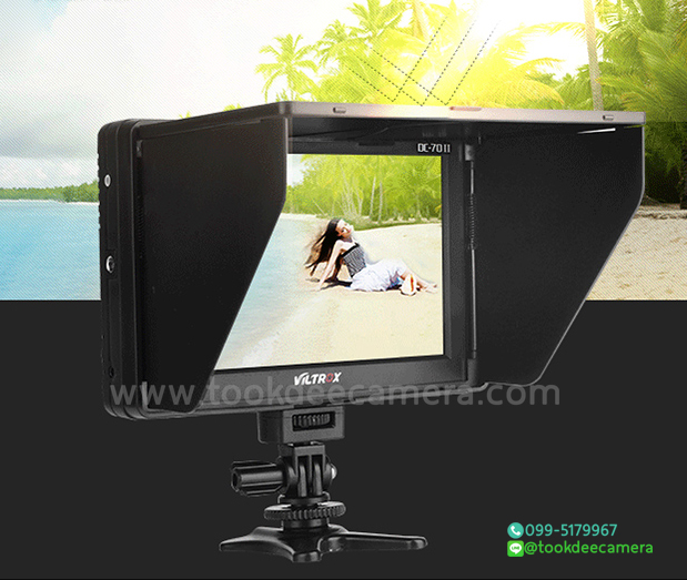 จอภาพViltrox DC-70II HDMI ขนาด 7นิ้ว สำหรับกล้อง DSLR หรือกล้องวิดีโอ