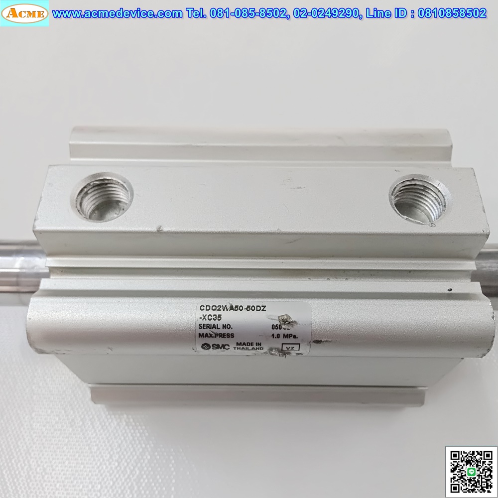 Air Cylinder SMC รุ่น CDQ2WA50-50DZ, Bore 50 mm., Stroke 50 mm.