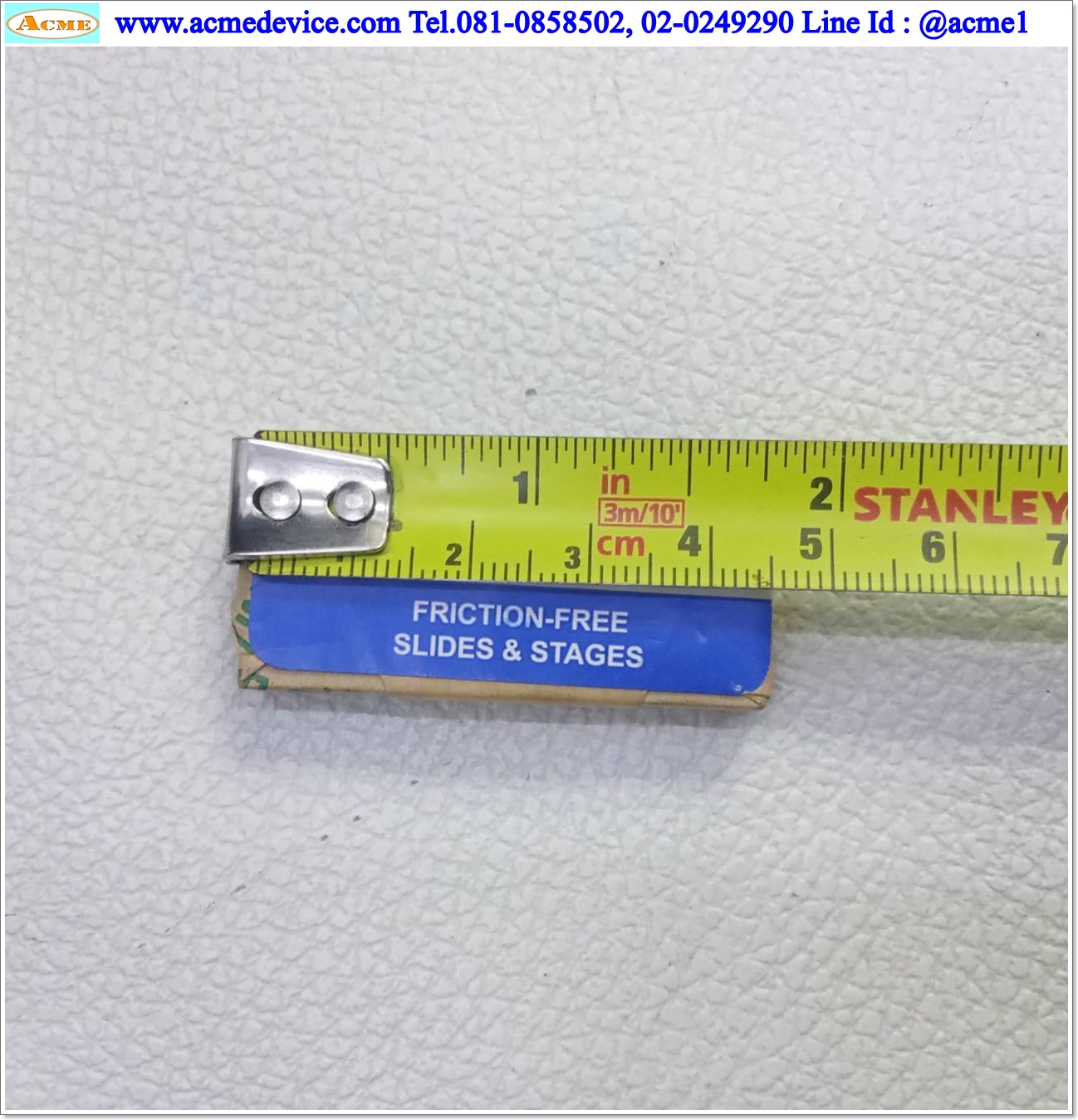 Linear Ball Slide Del-tron รุ่น LPT-1045SS, 20 mm. x 45 mm., Stroke 25 mm.