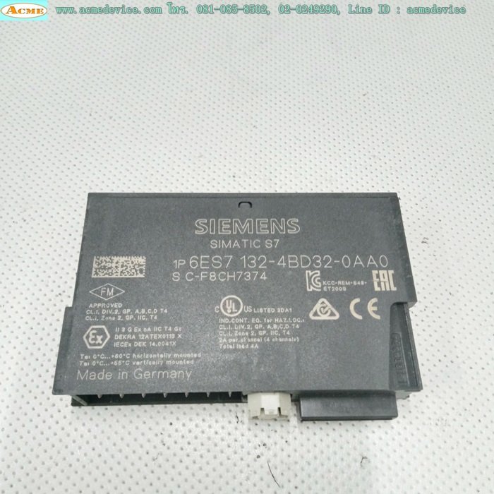 PLC SIEMENS SIMATIC S7 รุ่น 6ES7132-4BD32-0AA0 (4DO)