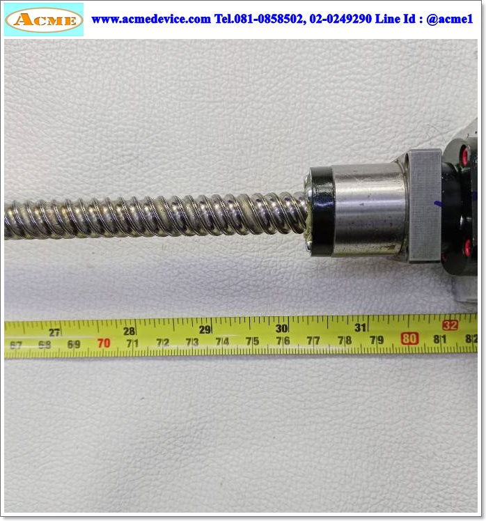 Ball Screw ??? รุ่น ???, ขนาดเพลา 12 mm.x 910 mm., Stroke 770 mm., Pit 16 mm.