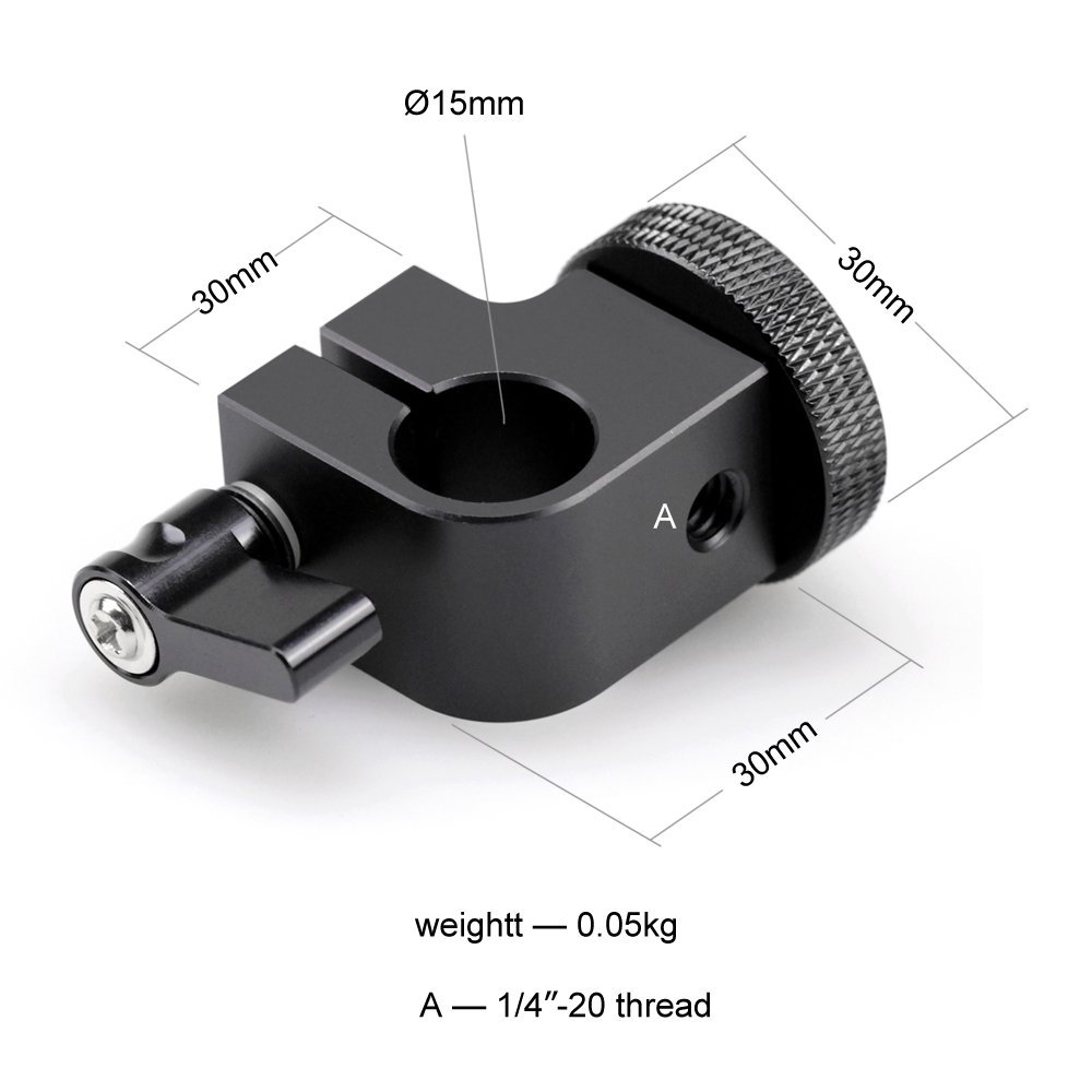 SMALLRIG® Single RailBlock 860