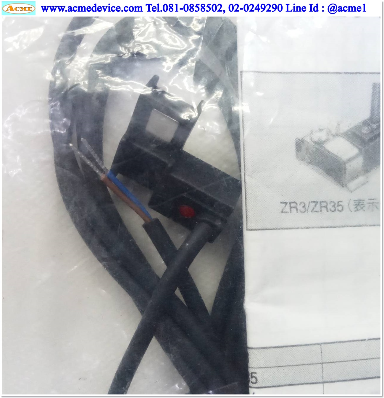 Reed Switch Parker รุ่น ZR3, 2Wire, สายยาว 1.5m.