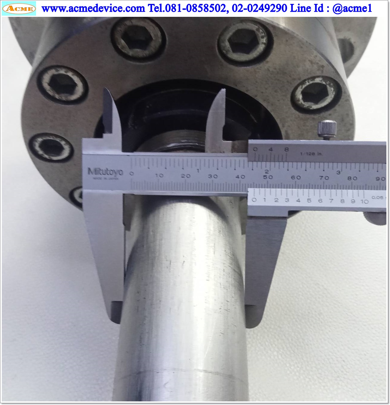 Ball Screw Kuroda รุ่น 63-20 c5, แกนโต 63 mm, ยาว 630 m., Stroke 175 mm., Pit 20 mm.