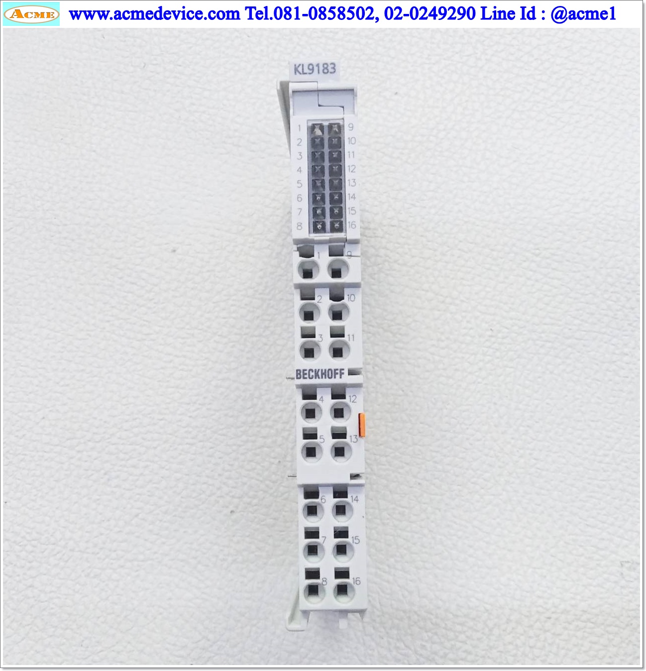 PLC Beckhoff รุ่น KL9183, Potential connection 1x16