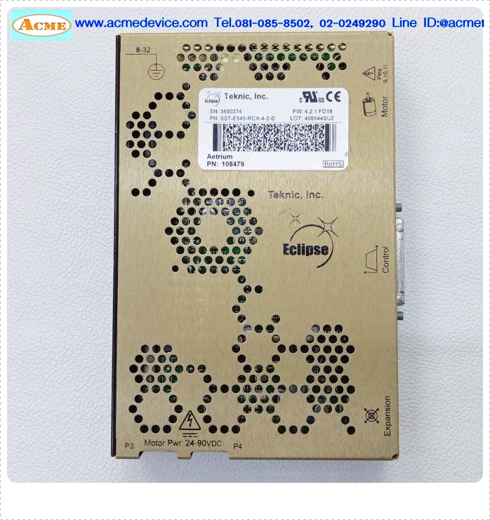 Servo Drive Teknic รุ่น SST-E545-RCX-4-2-D & Motor M-2311P-LN-16K, 20-90 VDC
